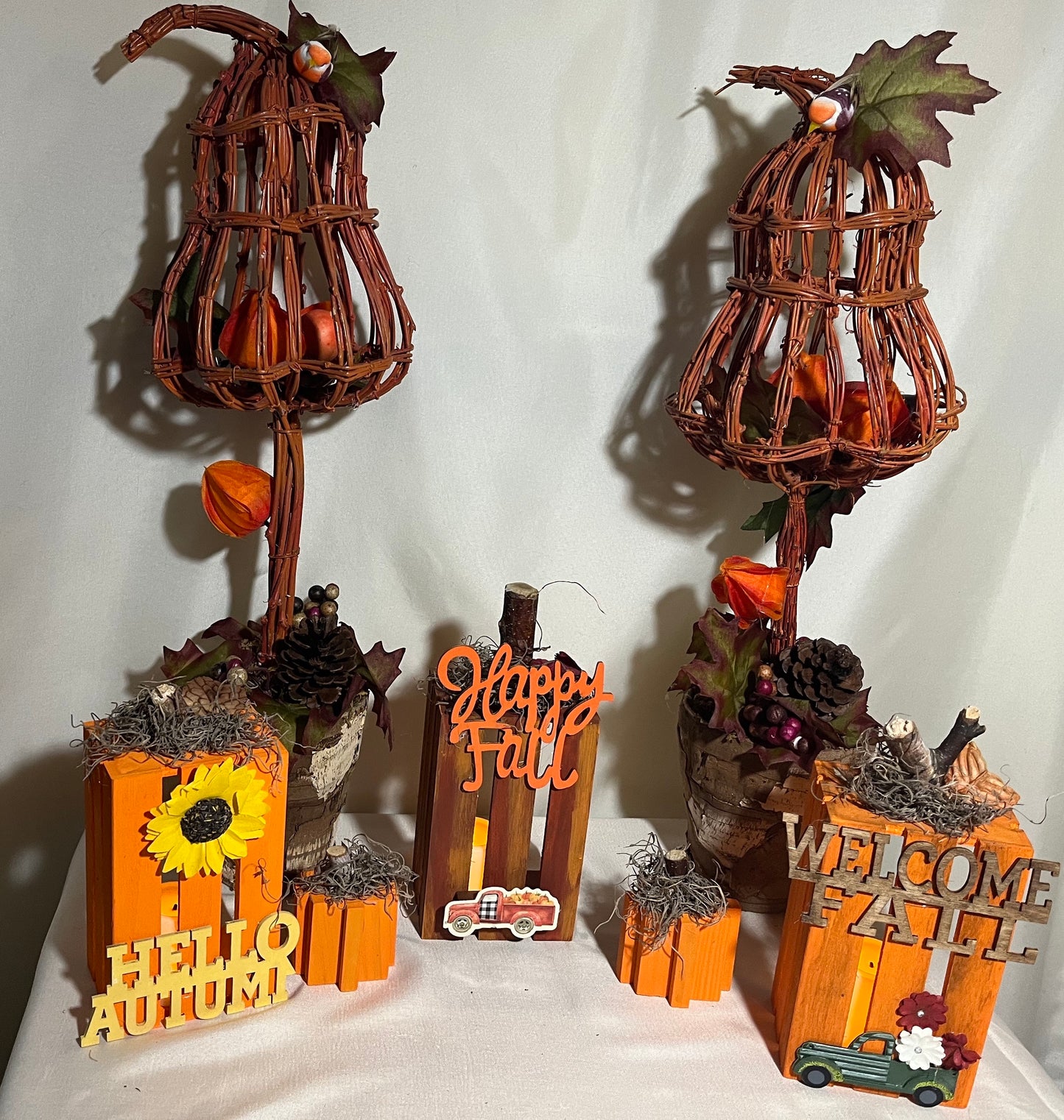 Hello Autumn Sunflower mini crate