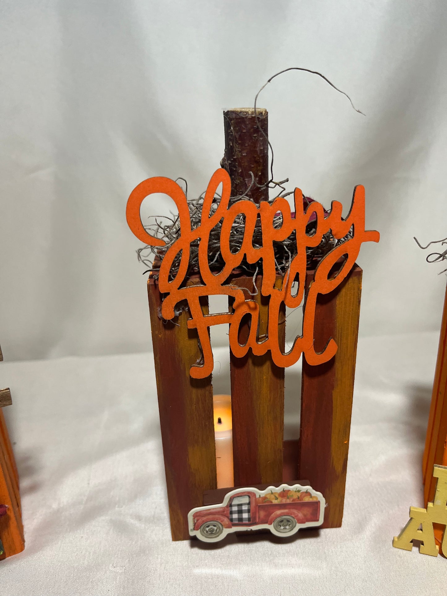 Mini crate Truck pumpkin