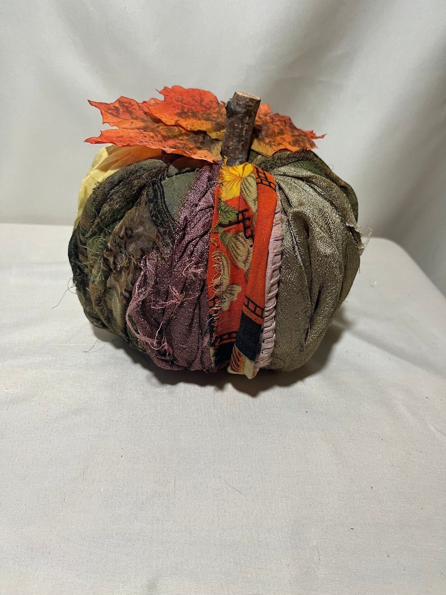 Large BOHO Rag pumpkin