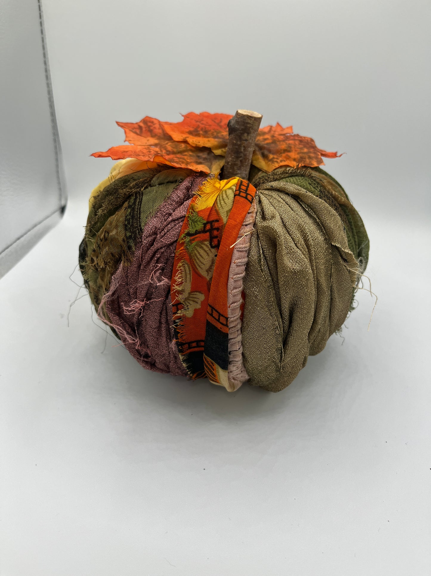 Large BOHO Rag pumpkin