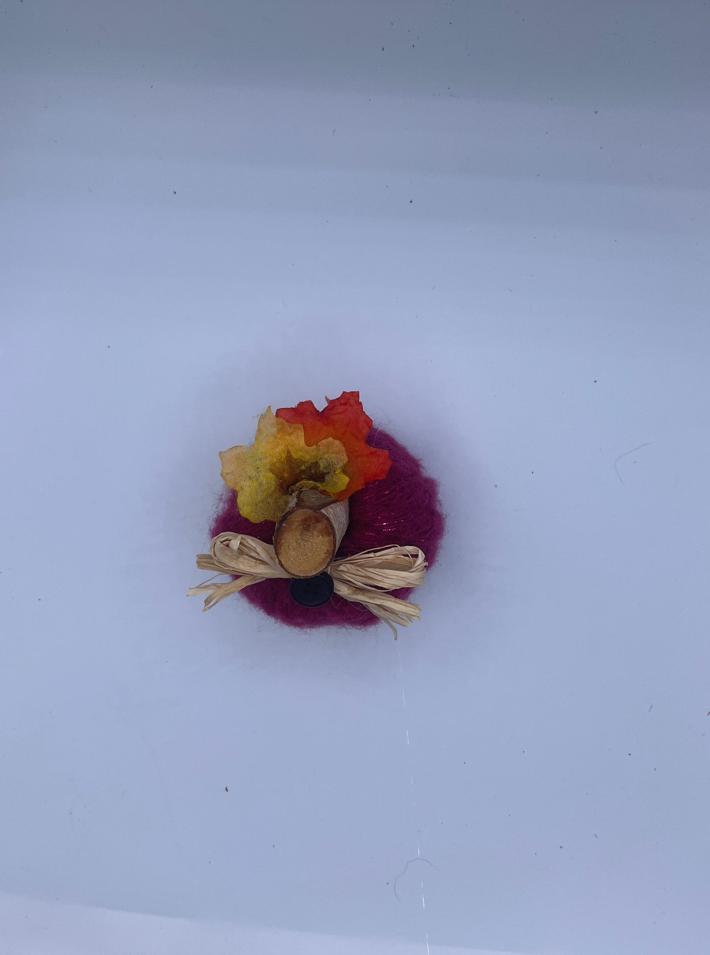 Burgundy mini pumpkin