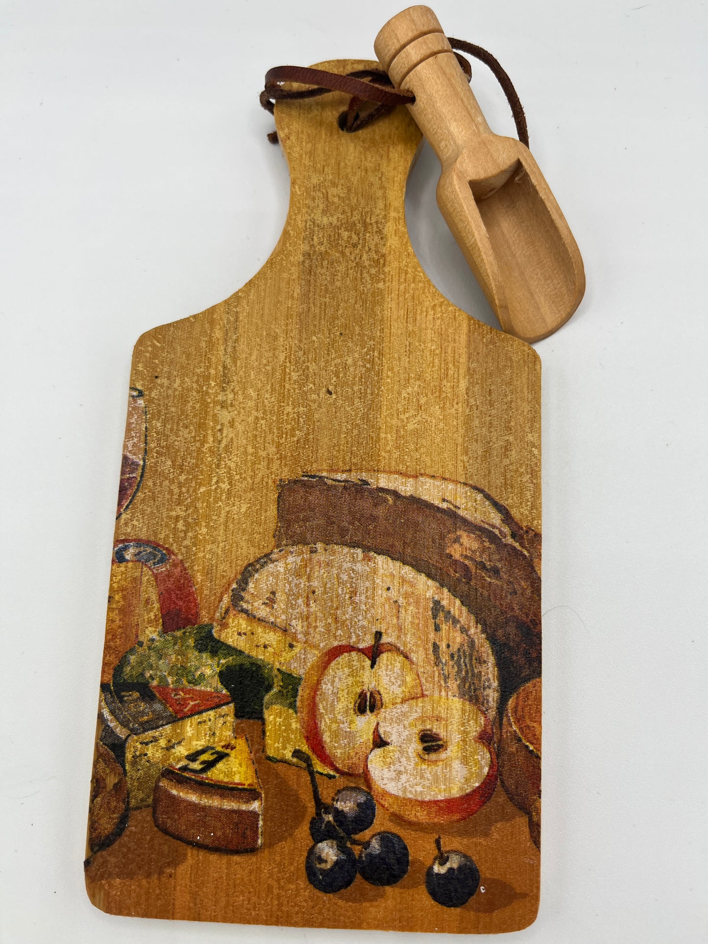 Apples and Cheese Mini Cutting Board