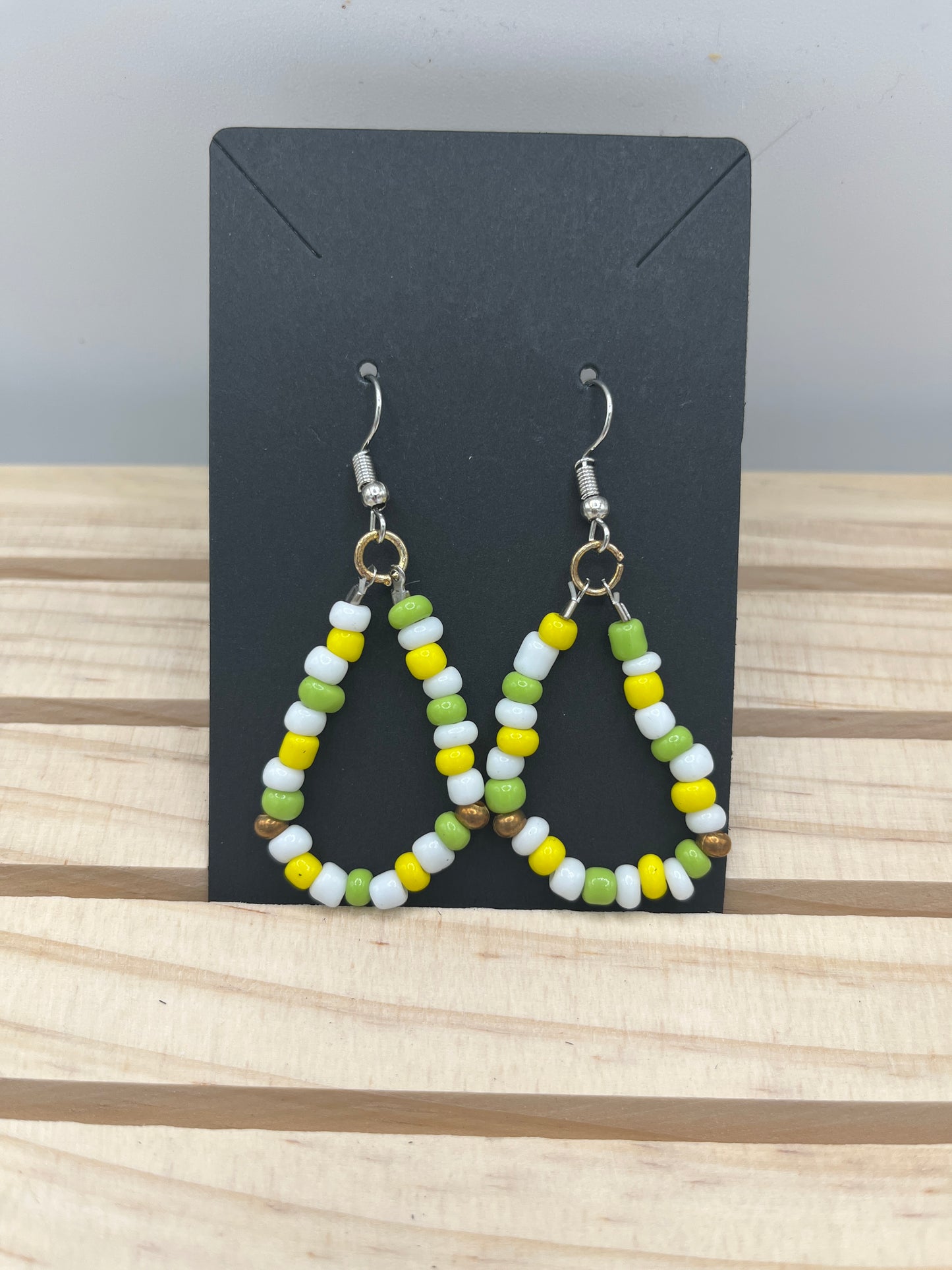 Seed bead earrings