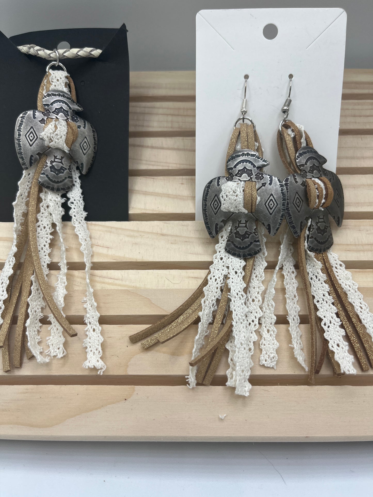 Totem Eagle Necklace and earring set
