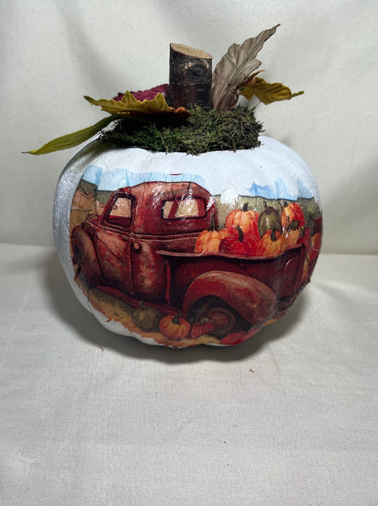 Old Truck Pumpkin