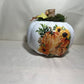 White Pumpkin with Sunflowers