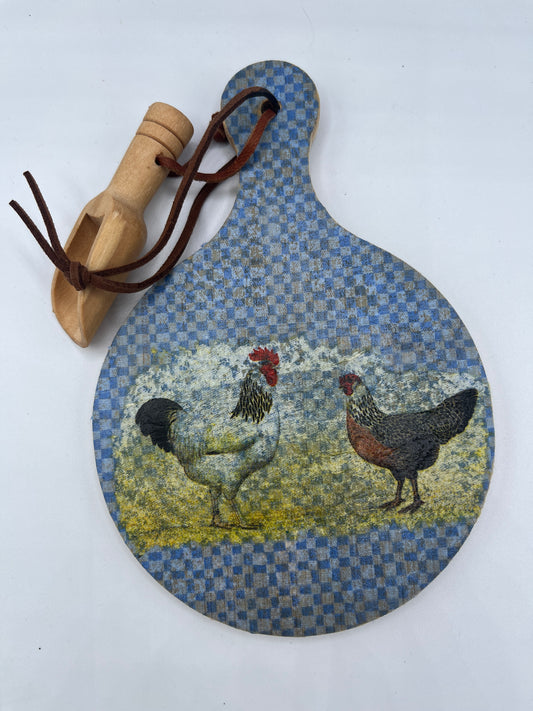 Chickens and more Chickens Cutting Board