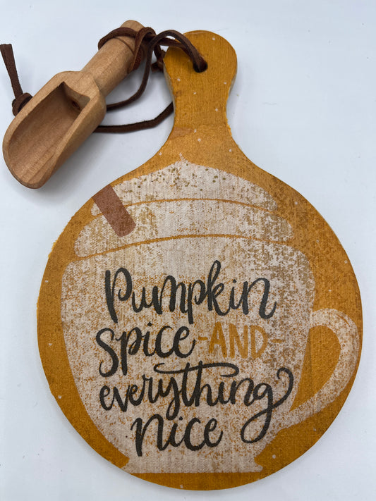 Pumpkin Spice Cutting Board